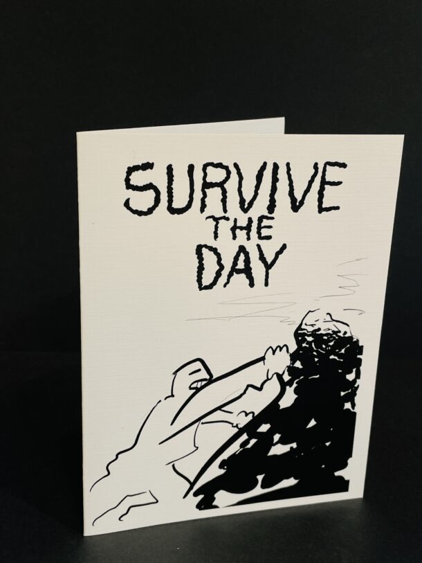 Survive the Day - Crash Bunnies Greeting Card